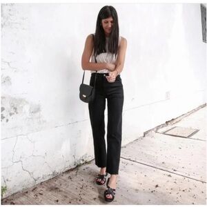 NWT Everlane The Original Cheeky Jean Organic Cotton In Coal Size 28